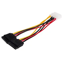 Кабель питания Atcom (16148) Molex-2Sata, 0.2 м