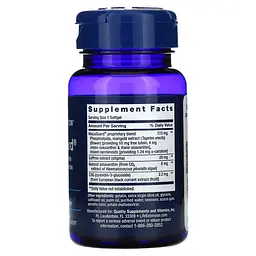 Натуральная добавка Life Extension MacuGuard Ocular Support with Saffron & Astaxanthin, 60 капсул - мініатюра 2