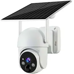 Відеокамера UBox 3 Мп 4G поворотна вулична із сонячною панеллю та вбудованими АКБ 10400mA IPPTZ14325 2.8mm