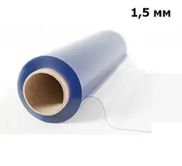М'яке скло у рулонах Soft Glass Силіконова скатертину для меблів Шир.1,2 м - 20м (товщина 1,5 мм) Матова - мініатюра 3