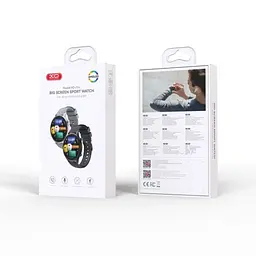 Смарт-часи XO J14 Round 1.75 inch AMOLED Large Screen Sports Watch Сірі - мініатюра 3