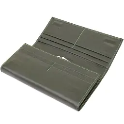 Класичний гаманець для жінок на магніті ST Leather 22744 зелений - мініатюра 5