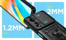 Панель BeCover Military для Oppo A60 Black (713078) - мініатюра 3