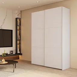 Шафа-купе Doros G-Caiser 2 ДСП/3 частини 160х60х240 см Білий (42002104) - мініатюра 6