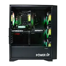 Робоча станція Power Up Desktop #588 Ryzen 9 7950x/128 GB/SSD 1TB/GeForce RTX 4070Ti Super 16 Gb - мініатюра 2