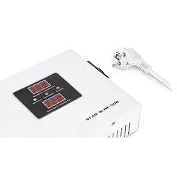 Стабілізатор напруги Real-El Stab Slim-500 White [EL122400006] [112015] - мініатюра 6