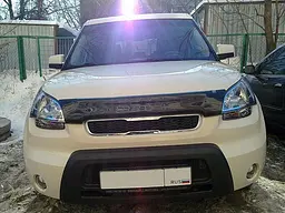 Дефлектор капоту мухобійка для Kia Soul 2009-2012