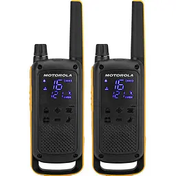 Рація Motorola TALKABOUT T82 Extreme TWIN (5031753007171) Yellow Black [76643] - мініатюра 1