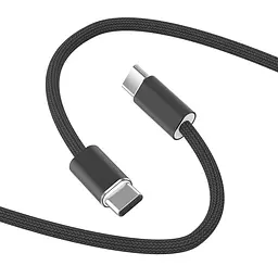 Дата кабель WIWU C101 Essen Type-C to Type-C 240W 1.5 м Black - мініатюра 3
