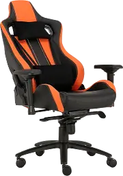 Геймерське крісло GT Racer чорне з помаранчевим (X-0715 Black/Orange) - мініатюра 4