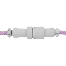 Кабель Keychron USB-A/USB-C > USB-C заряджання/синхронізації, 1.36м, Type-C, Coiled Aviator, фіолетовий - мініатюра 4