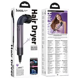 Фен для волосся Hoco HP18 Swift Dry (1450W) Purple - мініатюра 4
