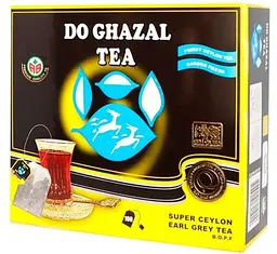 Чорний цейлонський чай з бергамотом Akbar Do Ghazal Earl Gray Tea у пакетиках 100шт