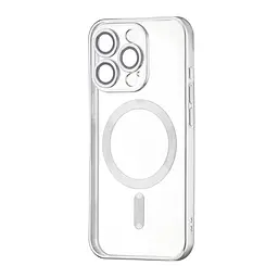 Чохол Ductil Metallic Edge with MagSafe (Protected Camera & Lens) iPhone 15 Pro Silver