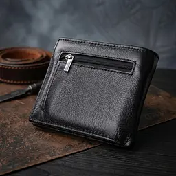 Чоловіче шкіряне портмоне із затискачем ST Leather 22485 чорний - мініатюра 3