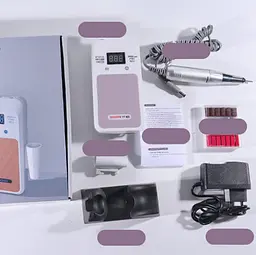 Портативний фрезер для нігтів Nail Drill YT-928 акумуляторний з індикатором заряду на 35 000 оборотів - мініатюра 5