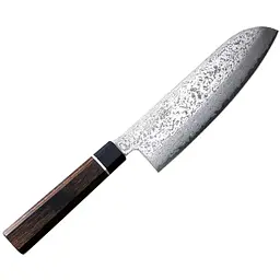 Кухонний ніж Санток 167 мм Suncraft Senzo Black (BD-04)