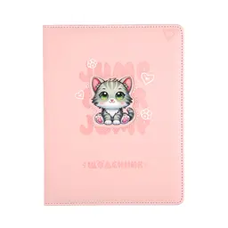 Щоденник шкільний YES PU Cute kitten А5 Світло-рожевий 40 аркушів (911393)