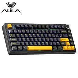 Бездротова клавіатура AULA F75 Thunder Black | RGB підсвітка - мініатюра 3