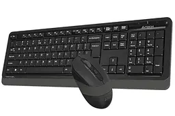 Комплект бездротовий Fstyler FG1010, Black+Grey, клавіатура+миша A4Tech teh0020647 - мініатюра 4