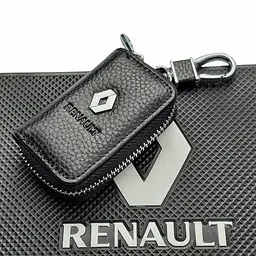 Чохол для ключів із карабіном Renault (тиснена шкіра) - мініатюра 2