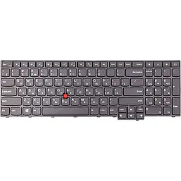 Клавіатура для ноутбука Lenovo ThinkPad L560, чорна, чорний фрейм (KB313709)