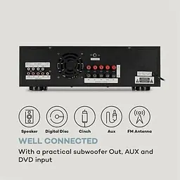 Підсилювач звуку Auna AMP 5100 BT 5.1 (10034620) - мініатюра 5
