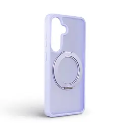Противоударный чехол-панель для Samsung Galaxy S24 5G (SM-S921)/S25 5G, Unit Stand2, фиолетовый, силикон + поликарбонат, защита всего корпуса, с подставкой, поддержка магнитных держателей и беспроводной зарядки (MagSafe), ArmorStandart (ARM89561) - мініатюра 2
