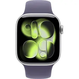 Смарт-годинник Apple Watch Series 11 GPS 42mm Silver Aluminum Case with Purple Fog Sport Band S/M (MEU64) [145299] - мініатюра 2