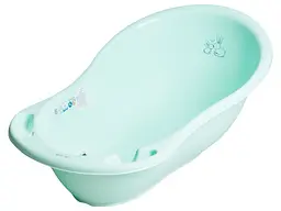 Ванна дитяча Tega Baby зі зливом Bunny 86 см mint