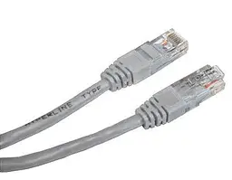 Патчкорд UTP Cat.5e ( 0.25 м сірий ), Cablexpert