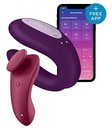 Набір Satisfyer Partner Box 1 (вібратор для пар Double Joy + вібратор у трусики Sexy Secret) - мініатюра 2