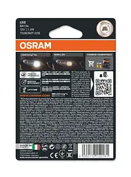 Комплект світлодіодних ламп OSRAM LEDriving SL 7506DWP-02b P21W 12V BA15s 6000K 2шт. - мініатюра 3