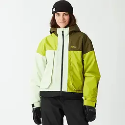 Куртка жіноча Picture Organic Citrik W 2026 L Білий-Зелений