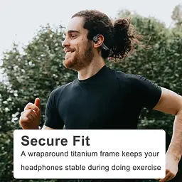 Бездротові навушники Bluetooth Bone Conduction водонепроникні - мініатюра 5
