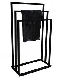Вішалка для рушників Yoka Lonia3 black P.LONIA3-BLK, Чорний матовий - мініатюра 7