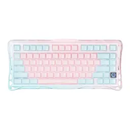 GravaStar Клавіатура механічна GravaStar Mercury K1 Lite 80keys, GravaStar x BSUN Grey, BT/WL/USB, Lumen Rose