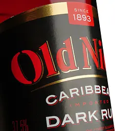 Ром Old Nick Caribbean Dark Rum 37.5% 0.7 л - мініатюра 4
