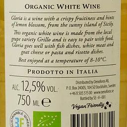Вино Mare Magnum Grillo Vegan Organic, біле, сухе, 0,75 л (7340048607742) - мініатюра 3