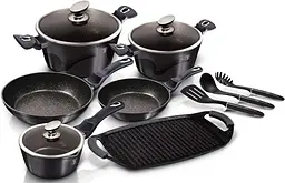 Набір посуду Metallic Line Carbon Pro Edition Berlinger Haus kuh0013249