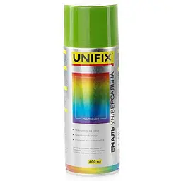 Фарба аерозольна UNIFIX 400мл зелений трав'яний акрилова універсальна Зелений трав'яний RAL 6010