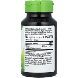 Вітамін Е Nature's Way 268 мг 100 капсул - мініатюра 2