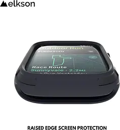 Чохол elkson для Apple Watch 45 мм бамперний чохол, Quattro 2.0 Series міцний чохол для Apple Watch та iWatch Series 9 8 7 - мініатюра 2