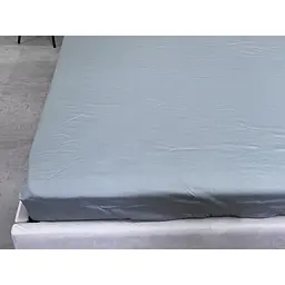 Простирадло Ecotton Natural Grey на резинці сатин 180х200 см сіре (24858) - мініатюра 4