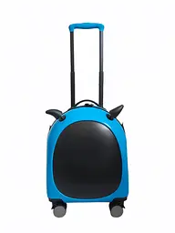 Дитяча валіза маленька S ABS-пластик Airtex 961 45,5×34×22,5см 30л Синій