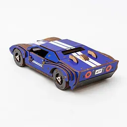 Дерев’яний 3D конструктор Fast car Gt PuzzleOk Puz-26915 164 деталі - мініатюра 3