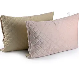 Чохол на подушку Руно 50х70 VeLour Apricot ромб 382.55_Apricot ромб - мініатюра 3