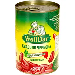 Квасоля червона WellDar італійська стерилізована 400 г - мініатюра 2