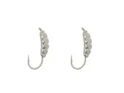 Мормишка FISHING ROI вольфрам Опариш з вушком 3мм 0,58г silver (2шт/уп)