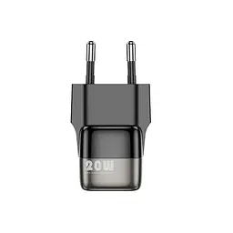 Адаптер мережевий зарядний пристрій Kuulaa KL-CD34 20W Super Si Type-C (у коробці) чорний